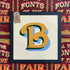 Joby Carter hand painted letters Fairground nouveau B