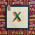 Joby Carter hand painted letter New Ship X