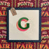 Joby Carter hand painted letter New Ship G