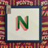 Joby Carter hand painted letter New Ship N