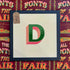 Joby Carter hand painted letter New Ship D