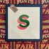 Joby Carter hand painted letter New Ship S
