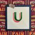 Joby Carter hand painted letter New Ship U