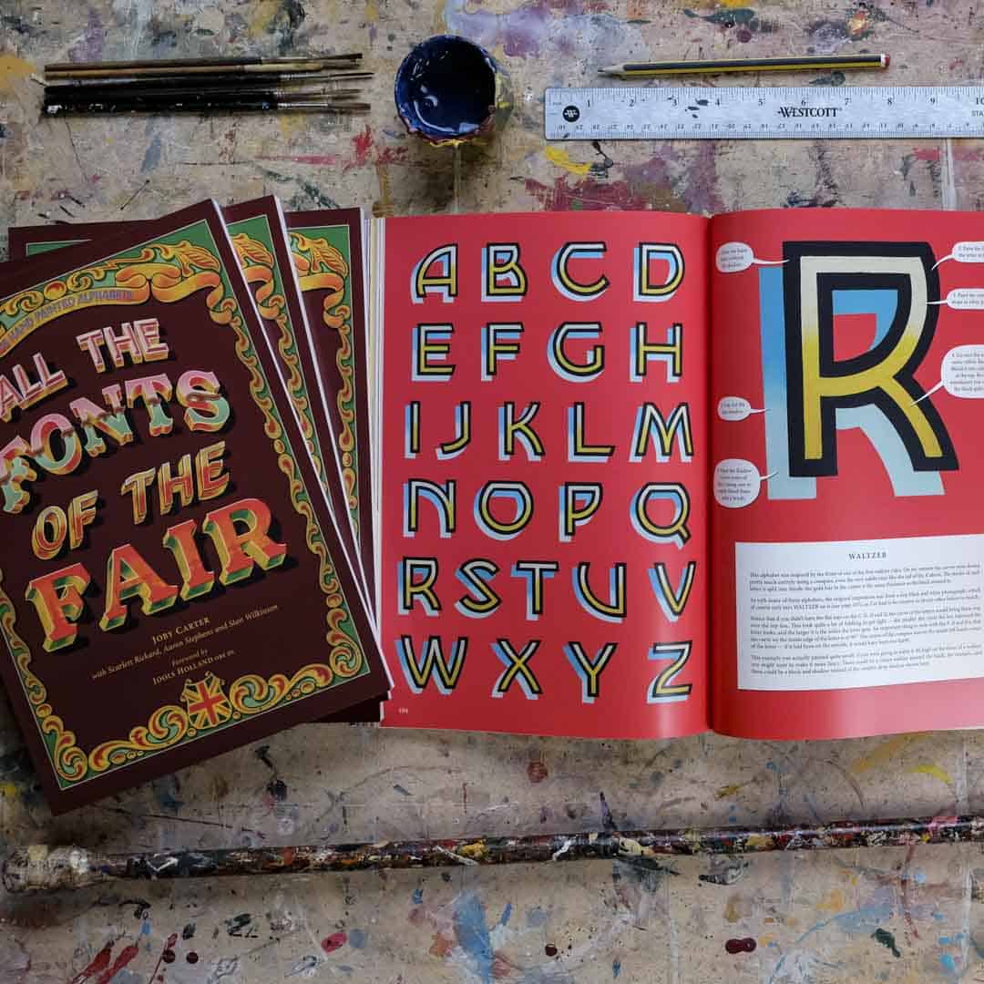 Waltzer alphabet in All the fonts of the fair