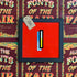 Joby Carter hand painted letter A from Waltzer in All the fonts of the fair signwriting book