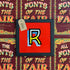 Joby Carter hand painted letter R from Waltzer in All the fonts of the fair signwriting book