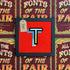 Joby Carter hand painted letter T from Waltzer in All the fonts of the fair signwriting book