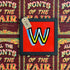Joby Carter hand painted letter W from Waltzer in All the fonts of the fair signwriting book