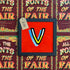 Joby Carter hand painted letter V from Waltzer in All the fonts of the fair signwriting book
