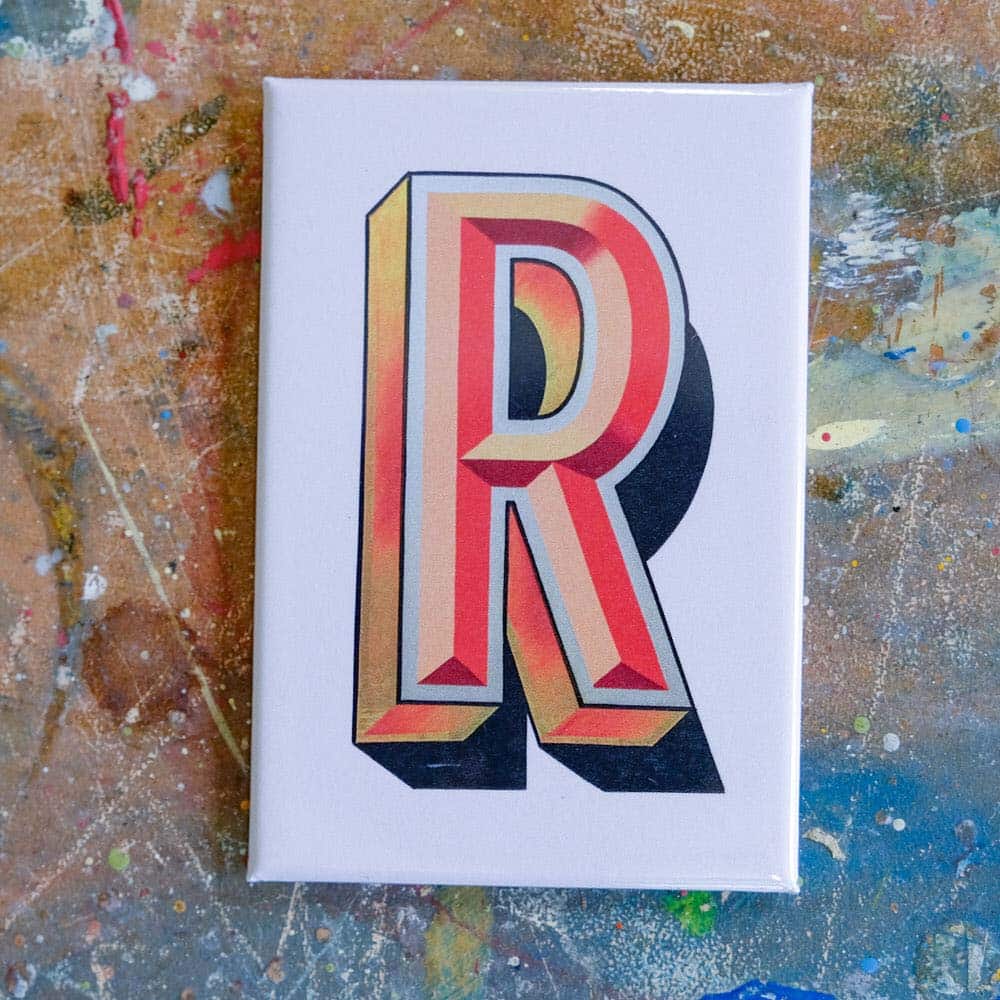 Joby Carter Tall Ship Magnets, letter R
