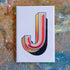 Joby Carter Tall Ship Magnets, letter J