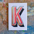 Joby Carter Tall Ship Magnets, letter K