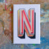 Joby Carter Tall Ship Magnets, letter N