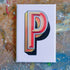 Joby Carter Tall Ship Magnets, letter P