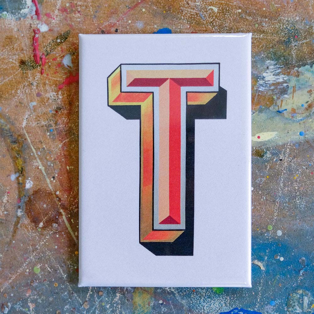 Joby Carter Tall Ship Magnets, letter H