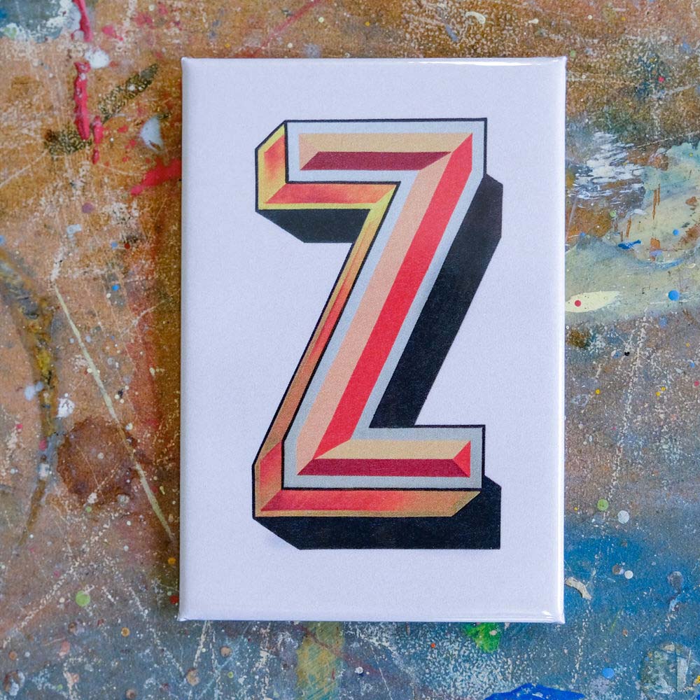 Joby Carter Tall Ship Magnets, letter Z