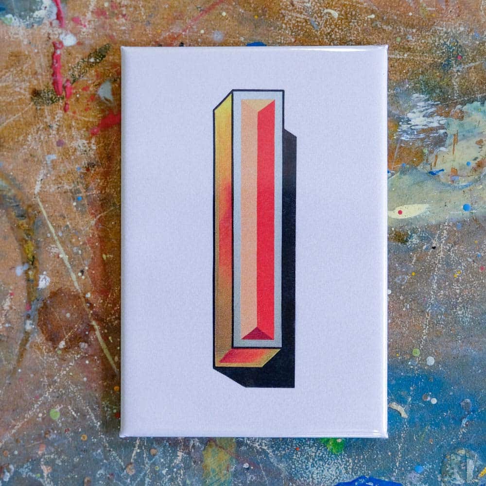 Joby Carter Tall Ship Magnets, letter I