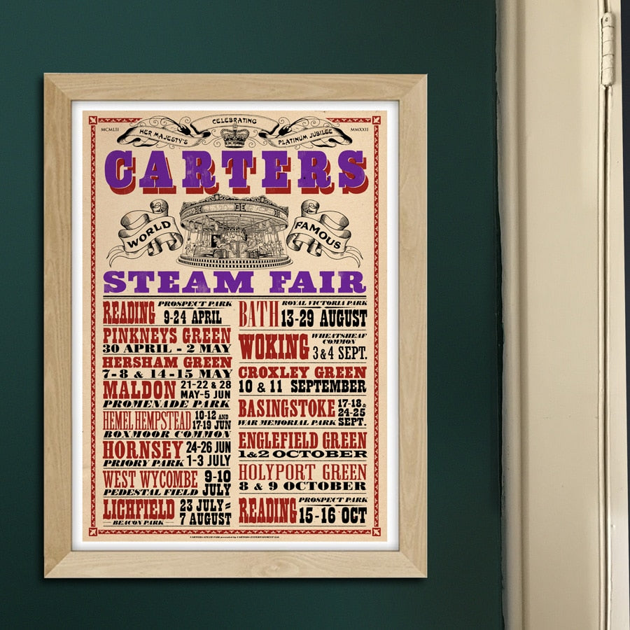 Carters 2022 Jubilee Tour Poster