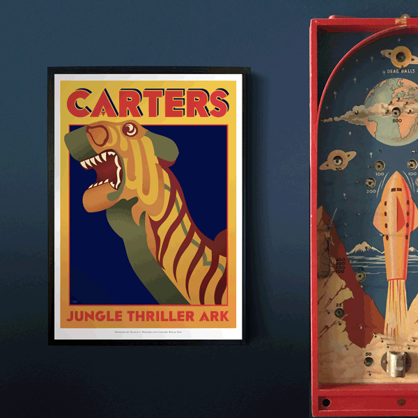 Carters Jungle Thriller Ark A3 Poster
