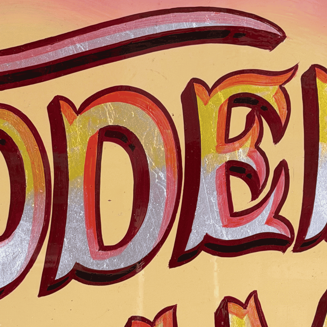 Modern Games - Original Painted Sign