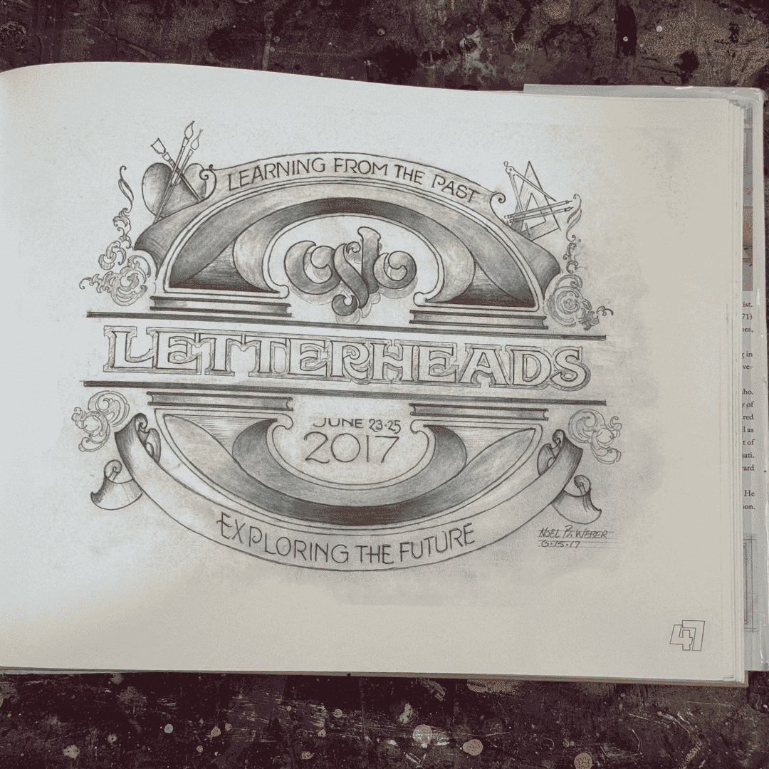 A Signpainters’s Sketch Book: Noel B. Weber