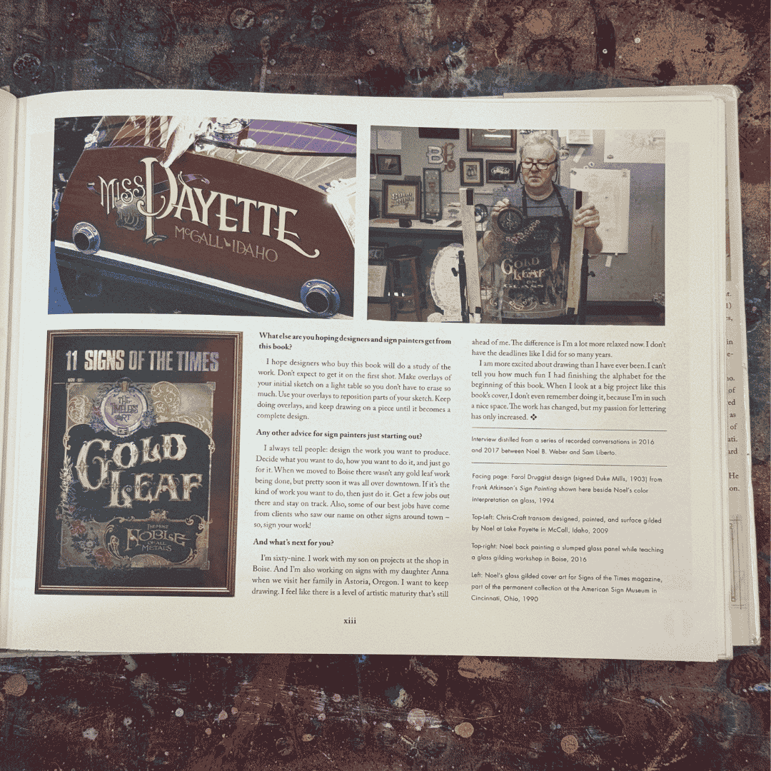A Signpainters’s Sketch Book: Noel B. Weber