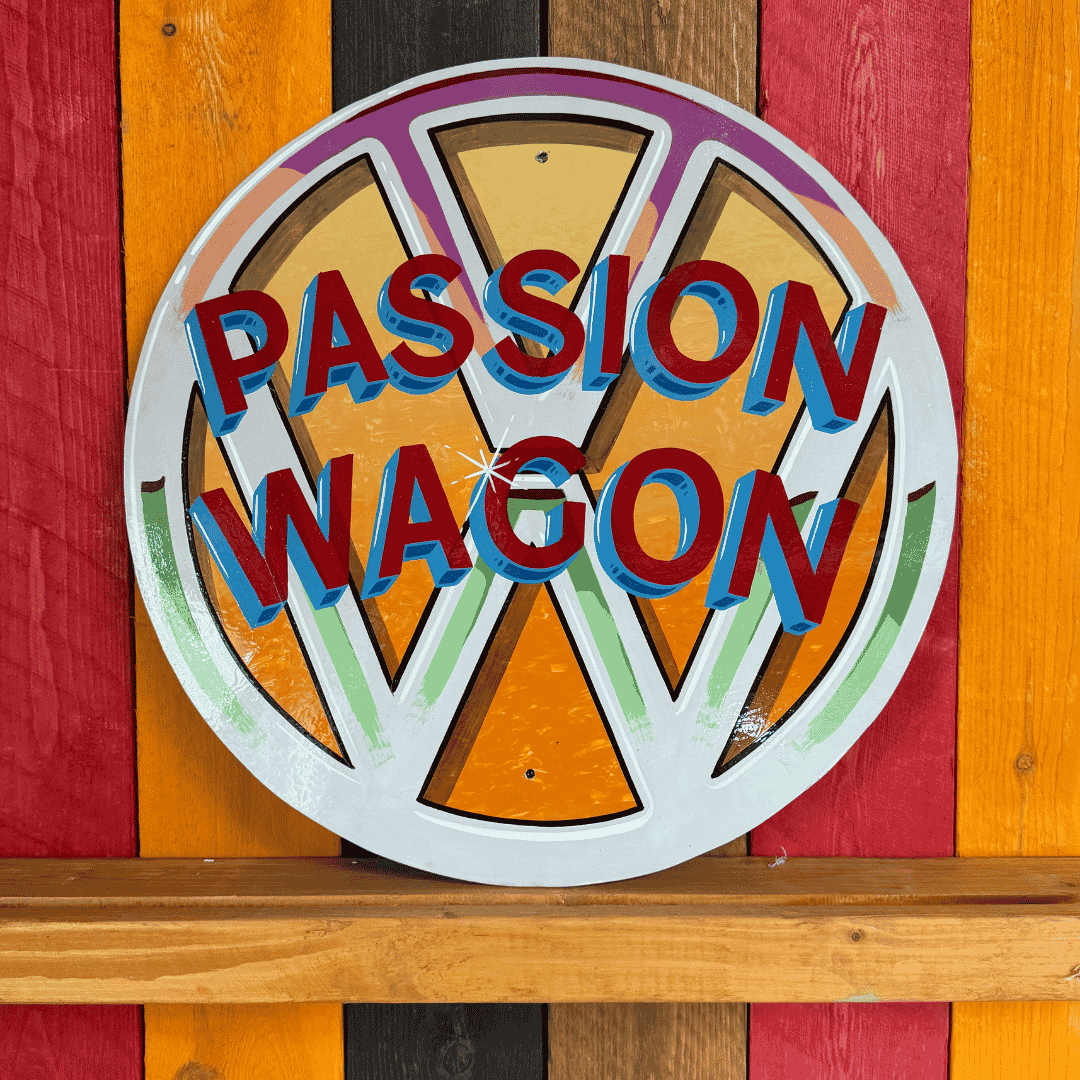 VW Passion Wagon - Original Painted Sign