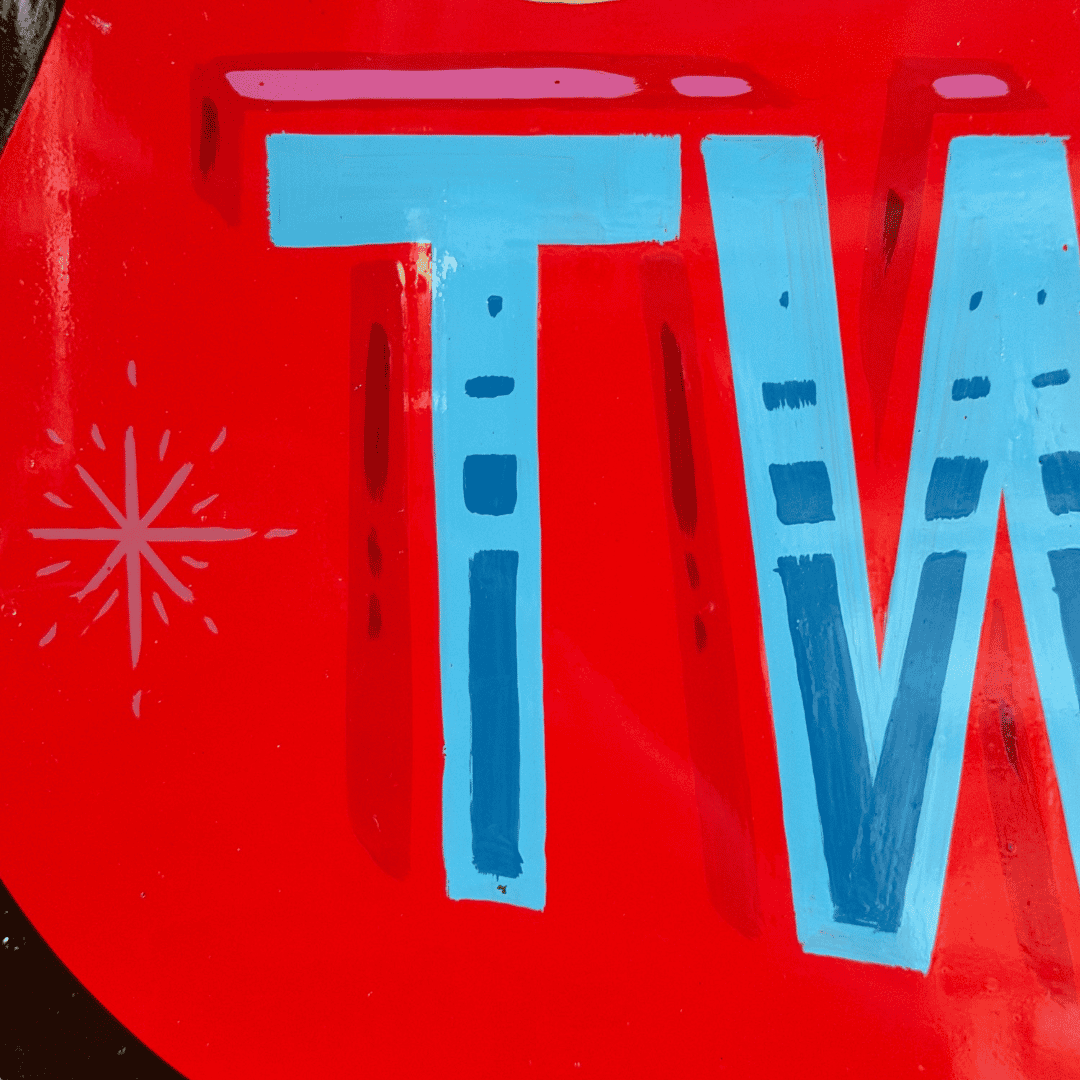 Super Twat - Original Painted Sign