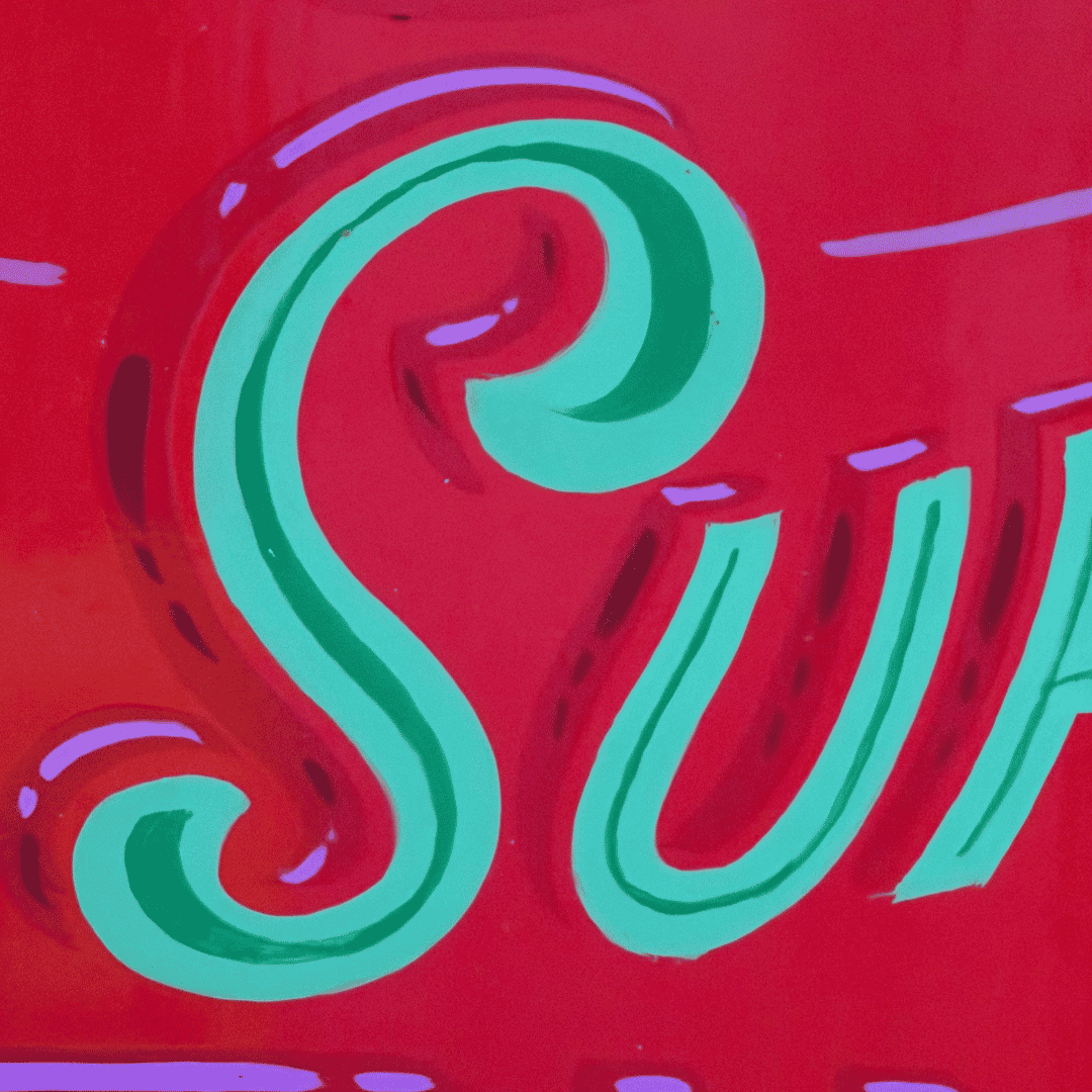Super Twat - Original Painted Sign