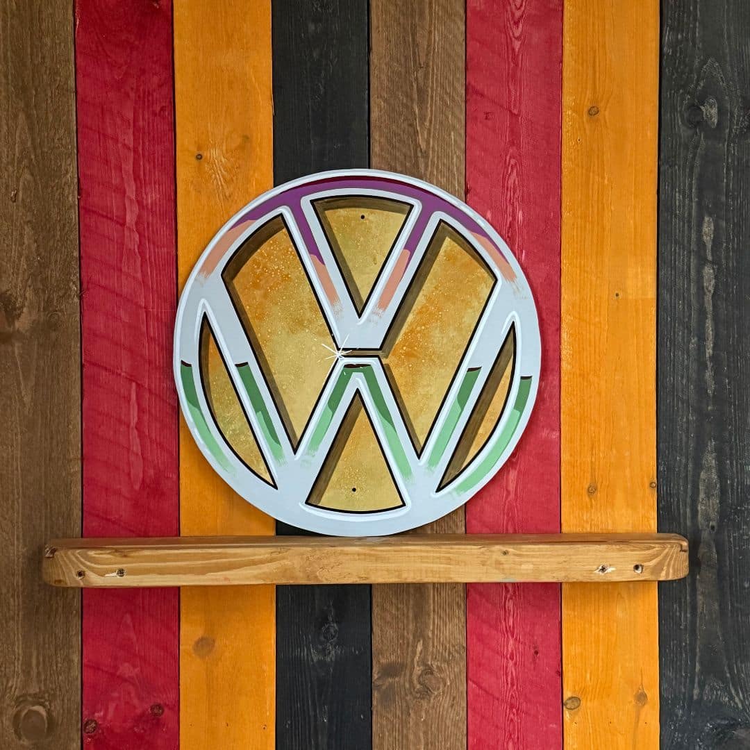 VW Badge Handpainted Sign
