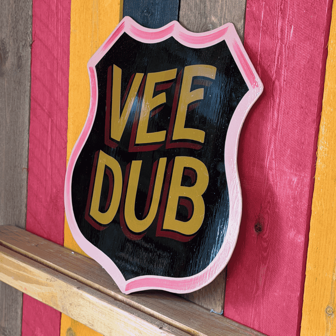 Vee Dub - Original Painted Sign