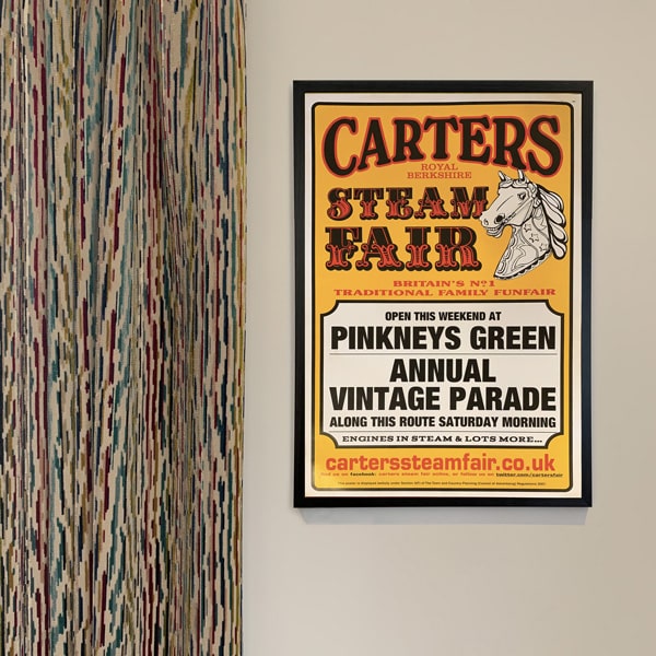 Carters Steam Fair at Pinkneys Green Annual Parade Poster