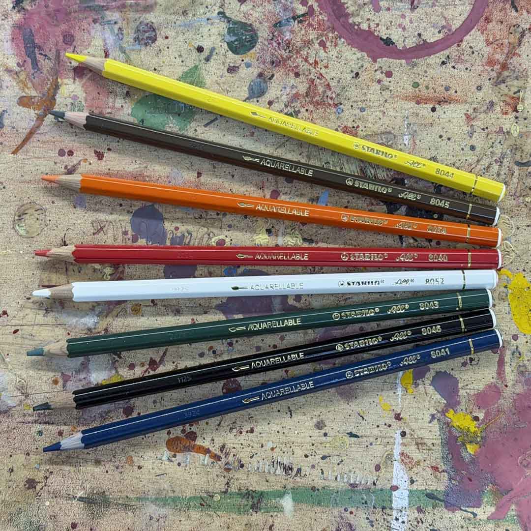 Joby Carter Chinagraph pencils (Stabilo Aquarelle)