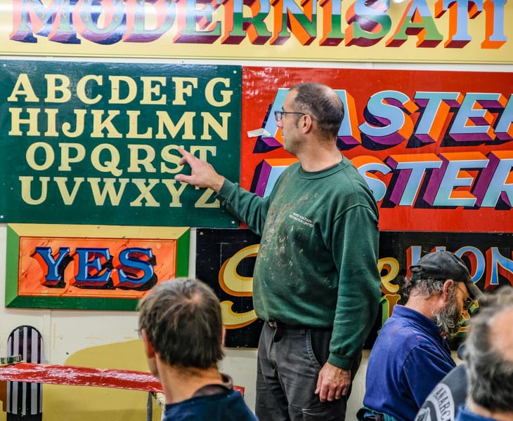 Joby Carter signwriting courses