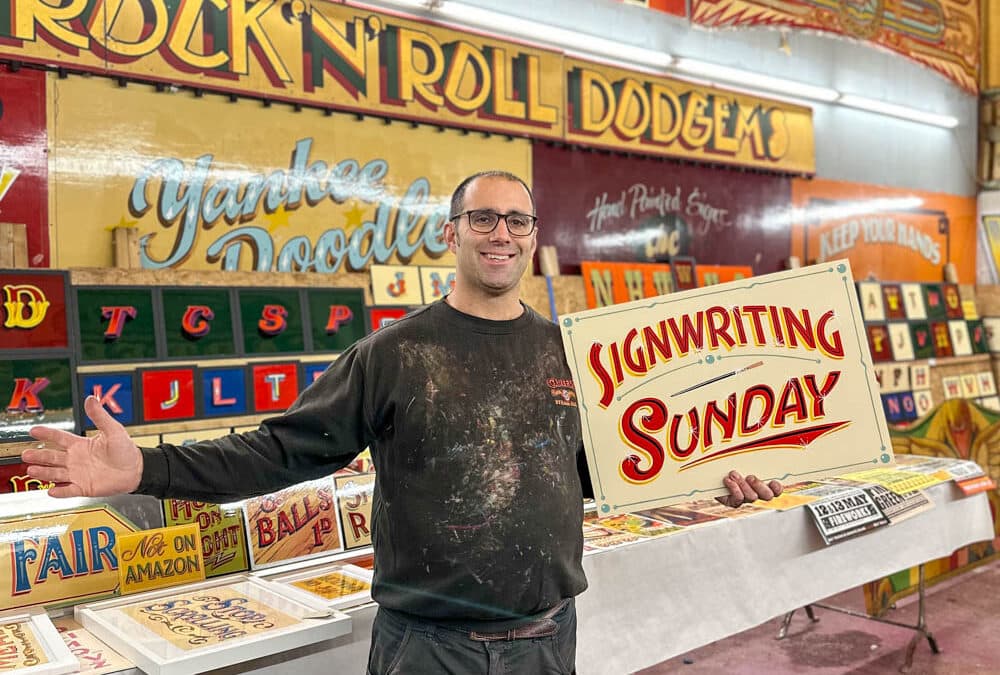 Signwriting Sunday 24 March: a new opportunity to discover traditional skills
