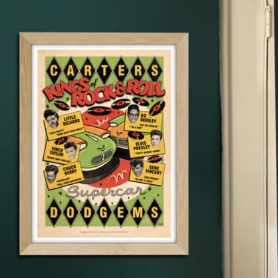 Carters Dodgem A3 Poster