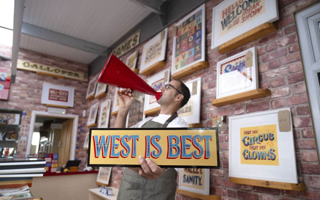 Hand painted lettering pop-up shop opens in STREEt
