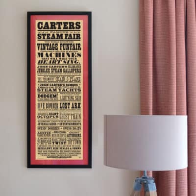Carters Victorian-style Showbill