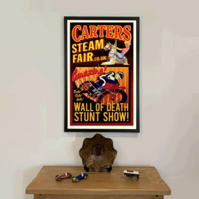 The Wall of Death Stunt Show Poster