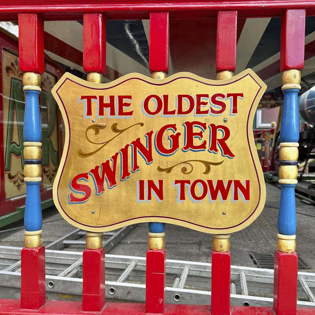 A gag ticket, an example of fairground artwork