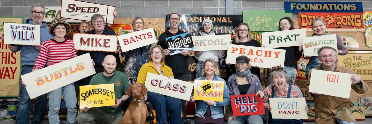 Joby Carter signwriting courses