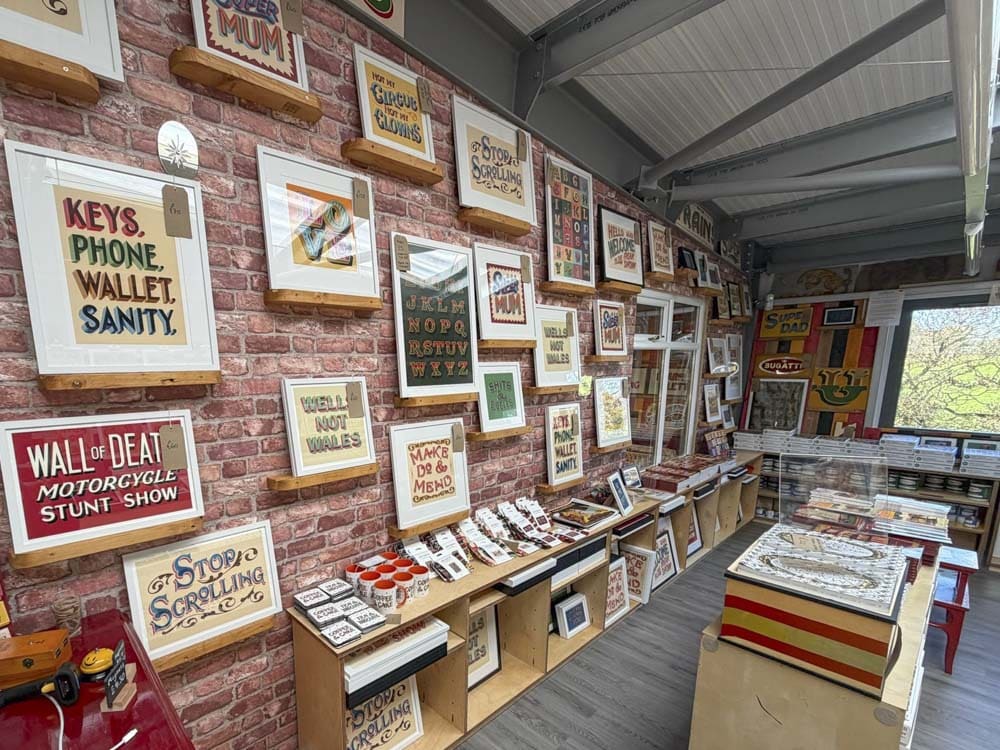 Framed prints available in Joby Carter's workshop