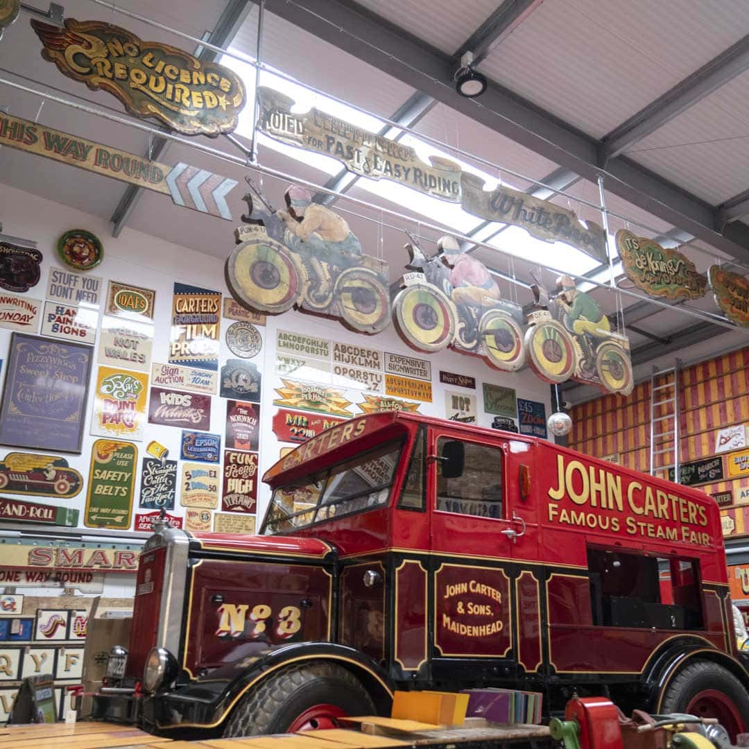 Inside Joby Carters workshop