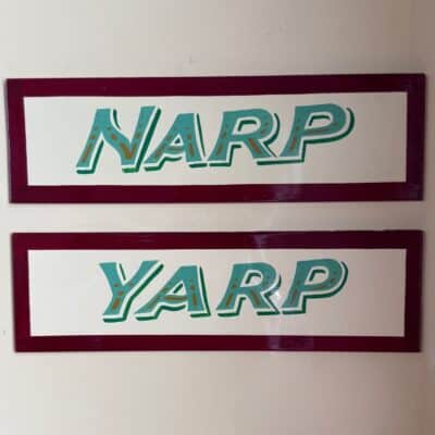 Yarp/Narp - Original Painted Signs