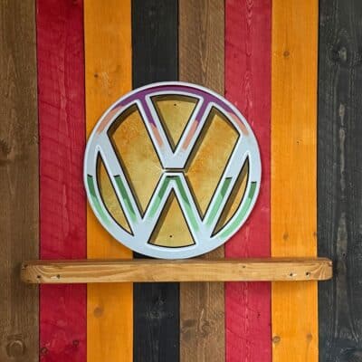VW Badge Handpainted Sign