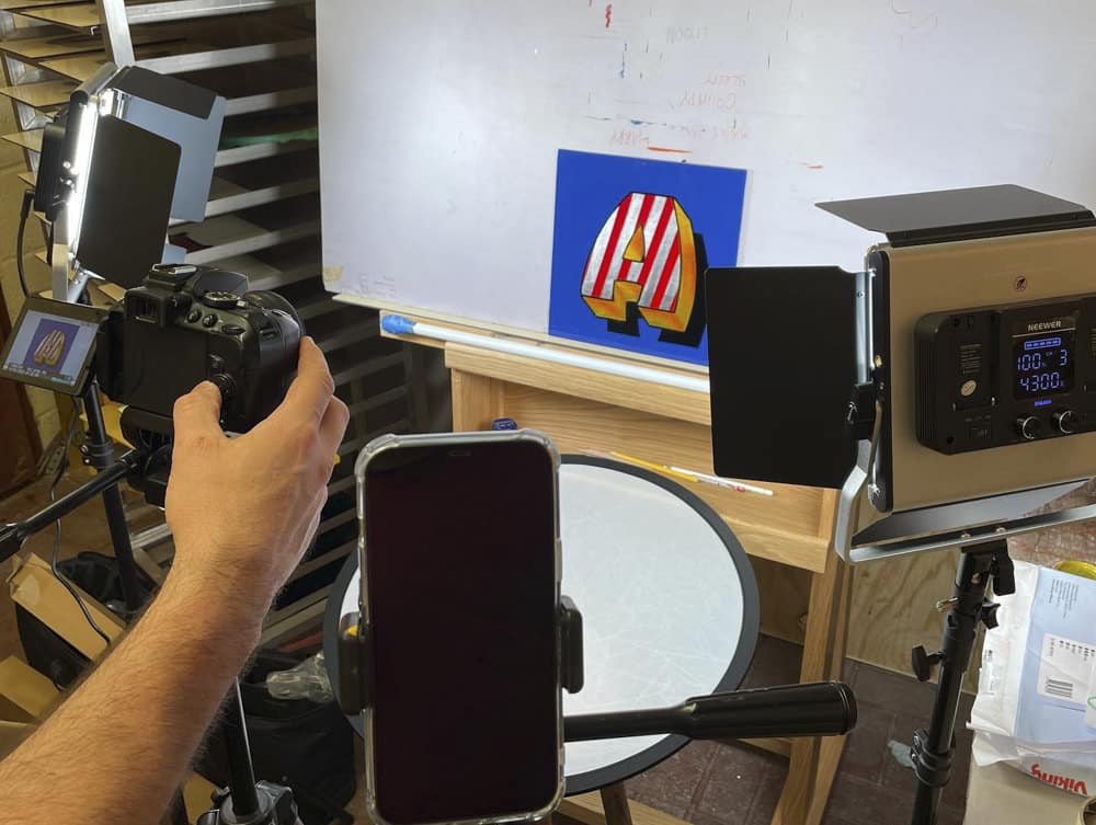 Photographing images for all the fonts of the fair by Joby Carter