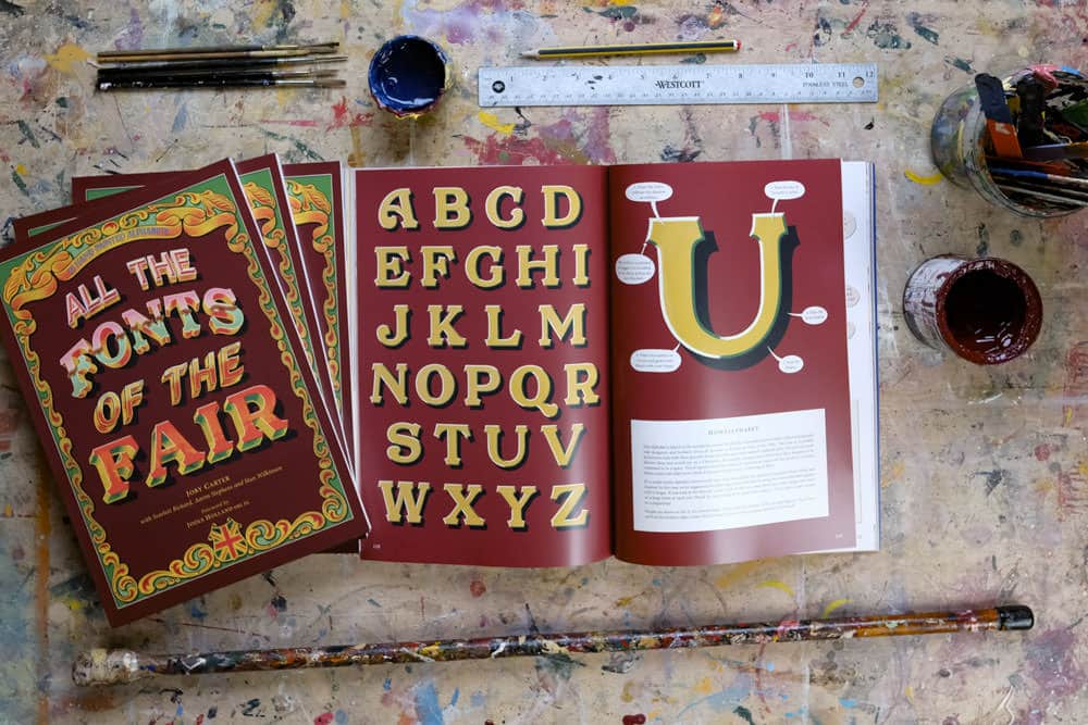 Howellphabet - all the fonts of the fair Joby Carter