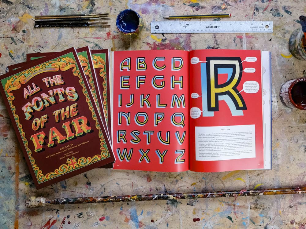 Waltzer - all the fonts of the fair - book by Joby Carter