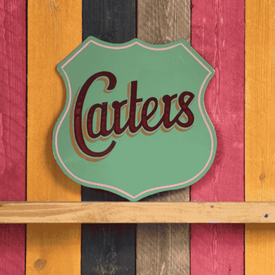 Carters Sheild - Original Painted Sign