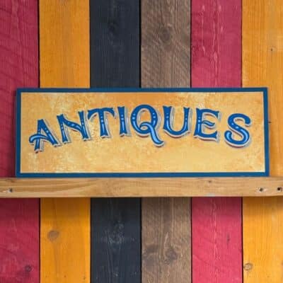 Antiques - Original Painted Sign